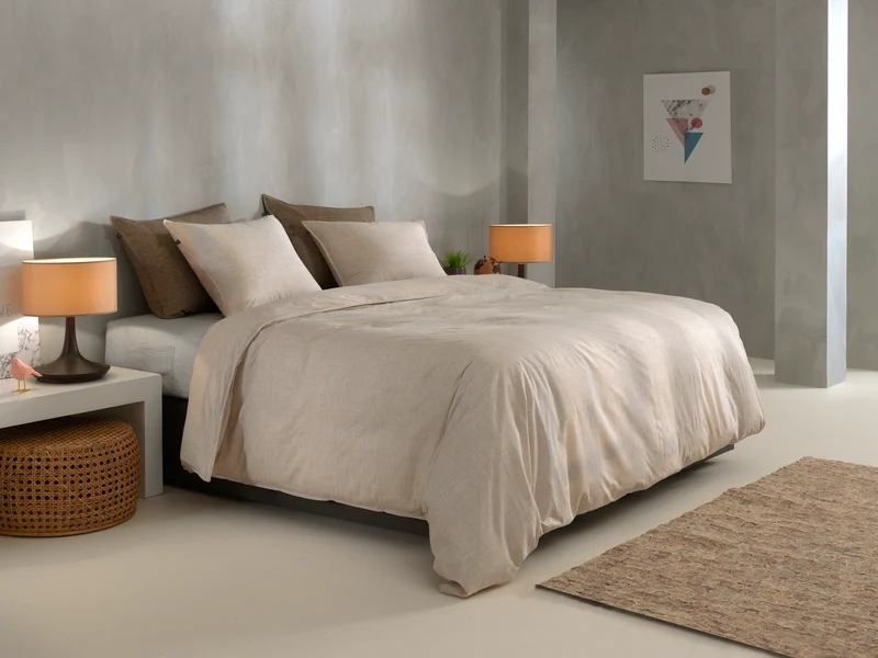 Zo! Home Bettwäsche Lino Sandy Beige-