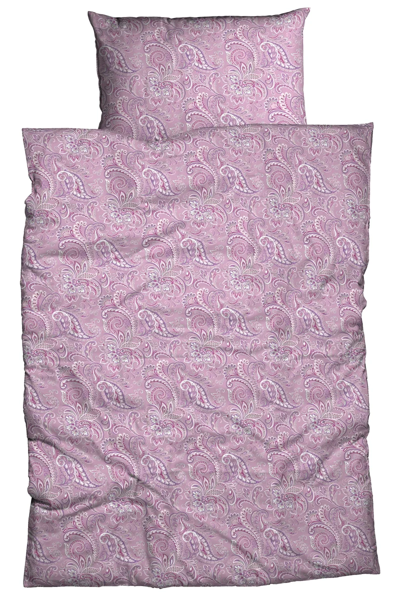 Living Dreams Paisley-Bettwäsche Renforcé purple -