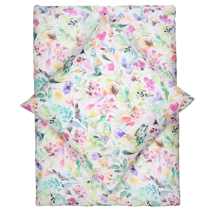 Living Dreams Bettwäsche Satin Allover-Blumen
