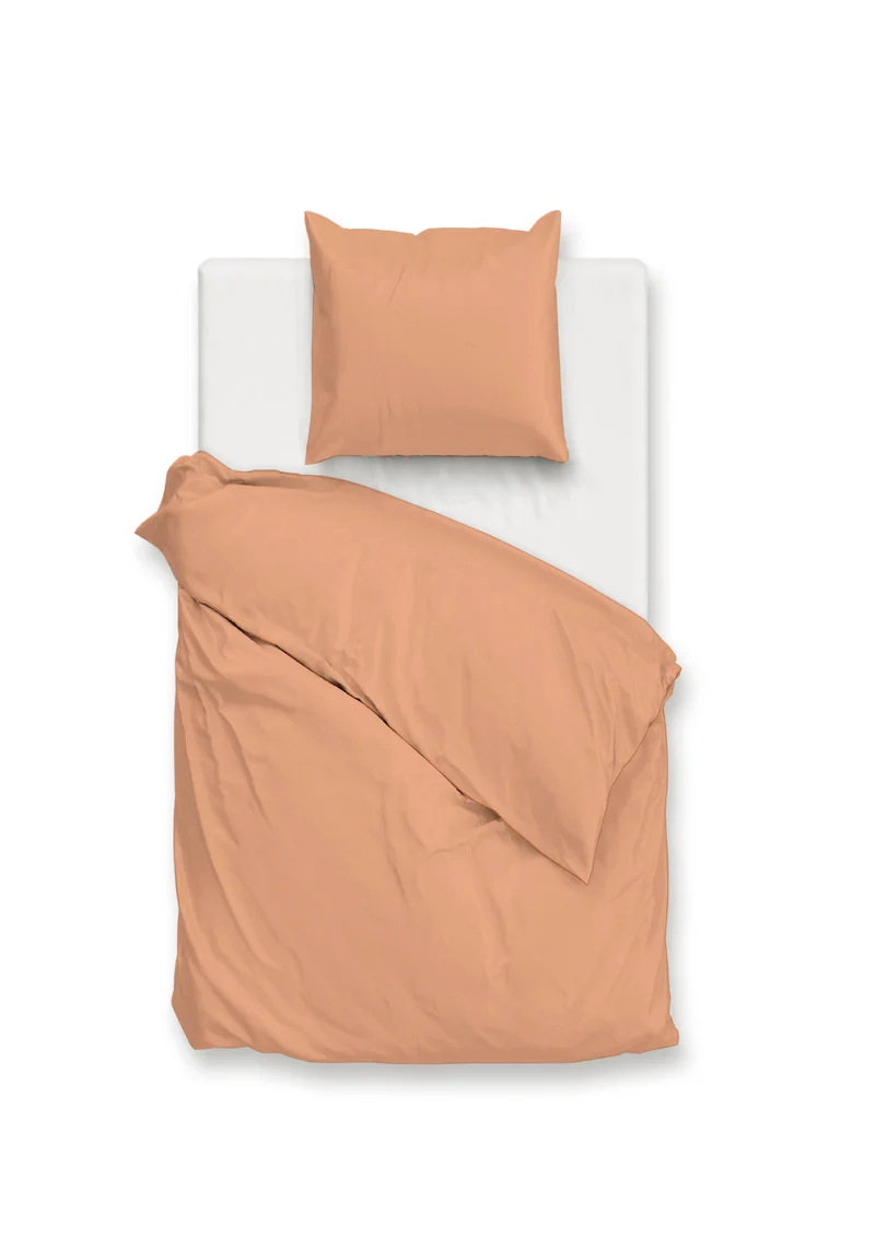 Zo!Home Perkal-Bettwäsche Cream Tan