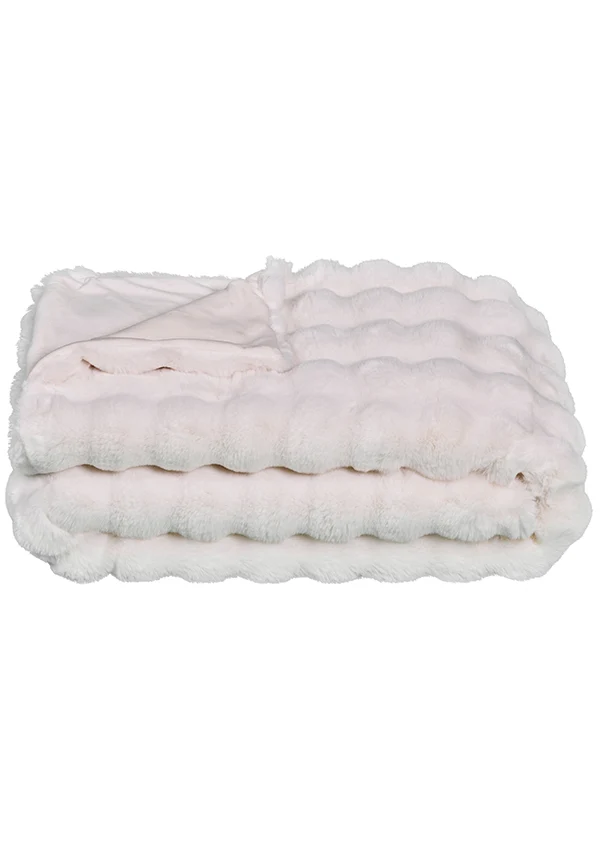Starhome Webpelz-Decke Cosy 150x200cm Creme