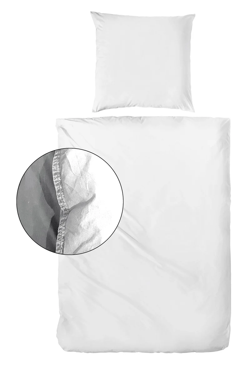 Zeo Living Bettwäsche Stonewashed mehrfarbig