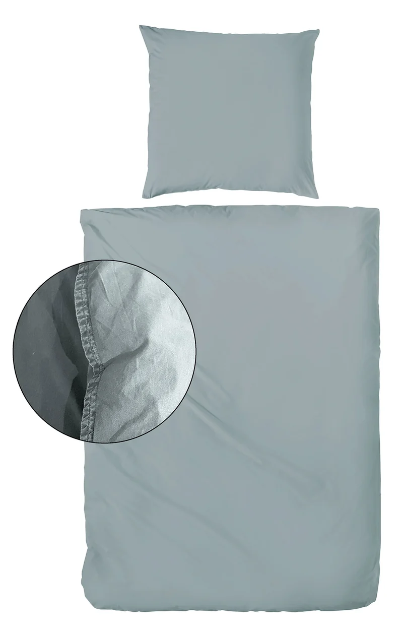 Zeo Living Bettwäsche Stonewashed mehrfarbig