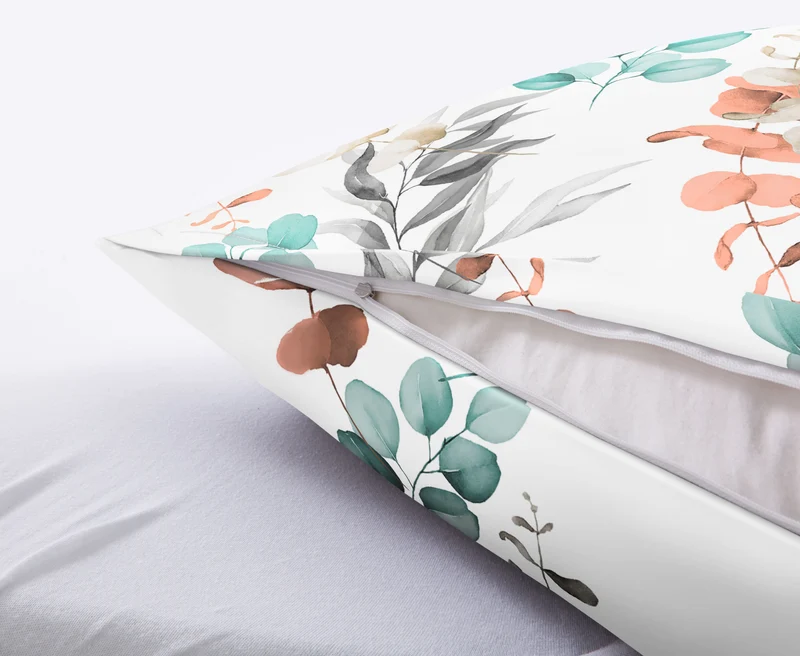 Kleine Wolke Bettwäsche Mako-Satin Fabales Eukalyptus