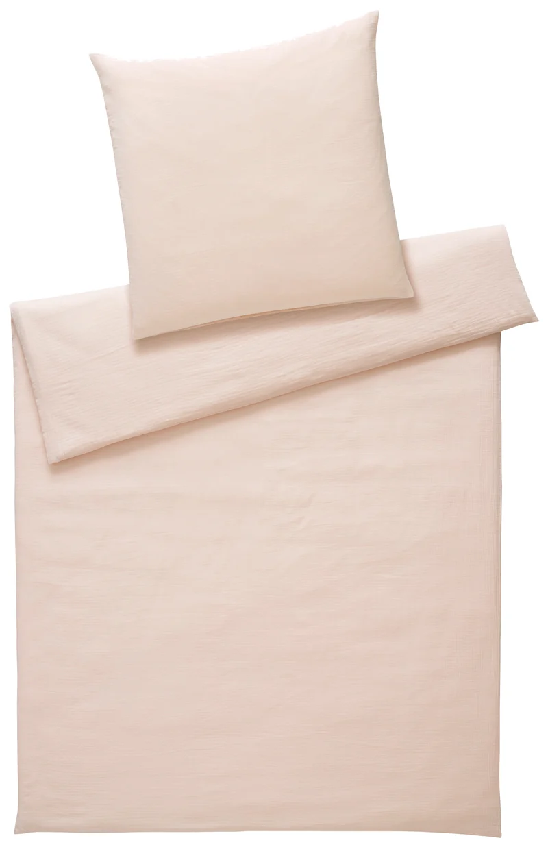 Elegante Musselin-Bettwäsche Smooth Uni