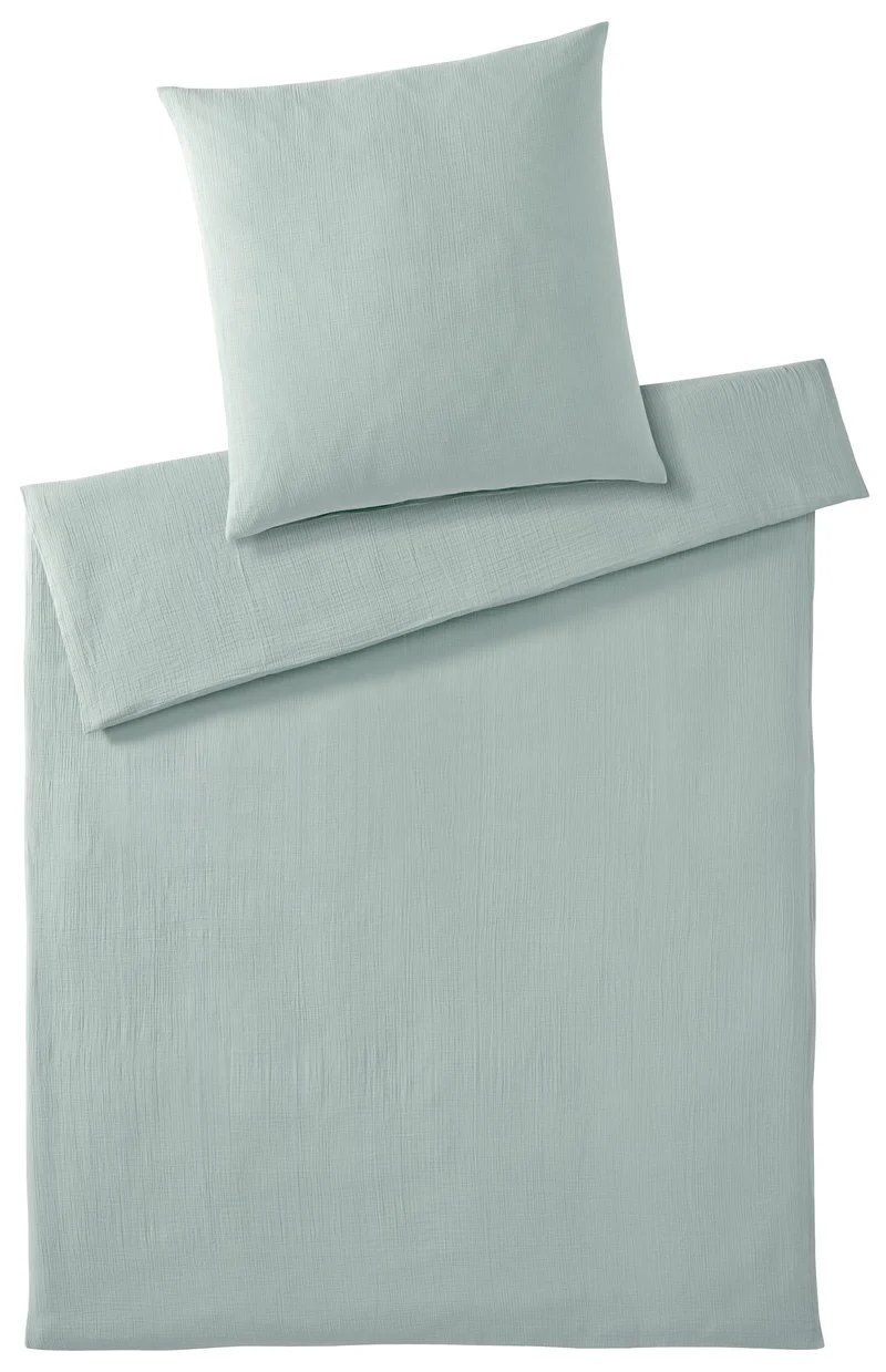 Elegante Musselin-Bettwäsche Smooth Uni