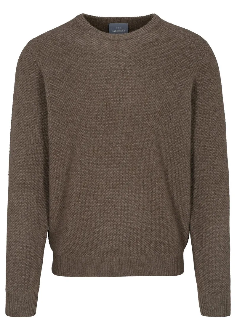 Pullover Strukturmuster, uni