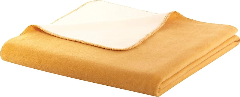 Biederlack Decke Doubleface 150x200cm antique-ecru