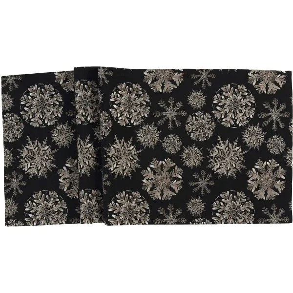 Sander Tischläufer Celeste 50x140cm schwarz