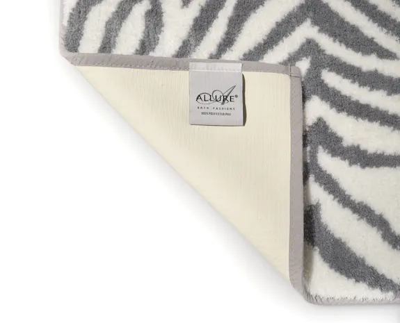 Allure Badteppich Zebra 50x80cm Grau