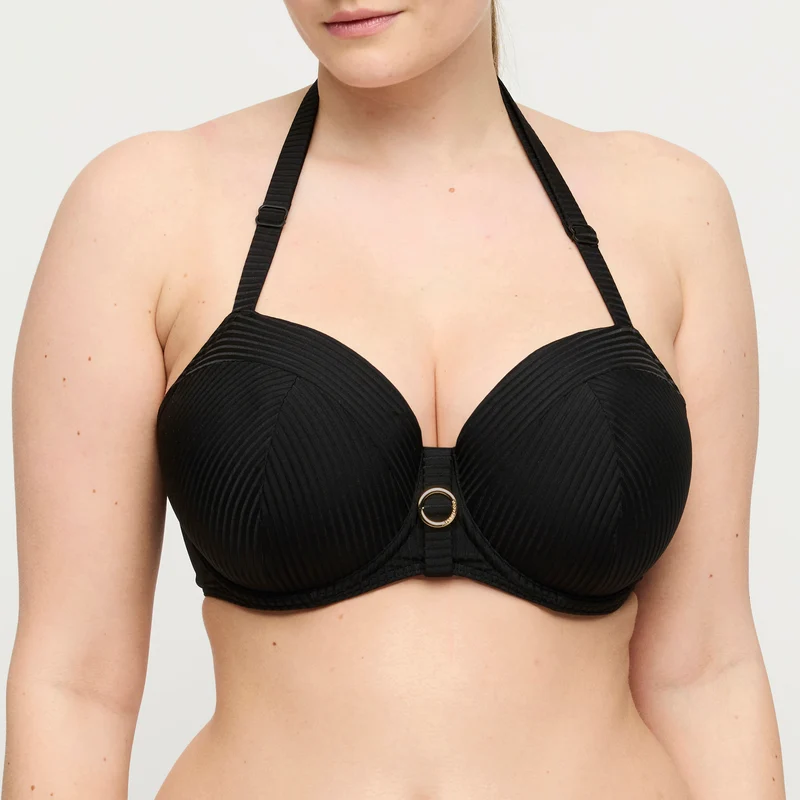 DELRAY schwarz Unterlegter Bikini Balconette