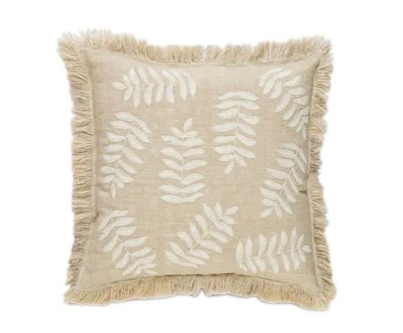 Andrea House Kissen 45x45cm Fransen