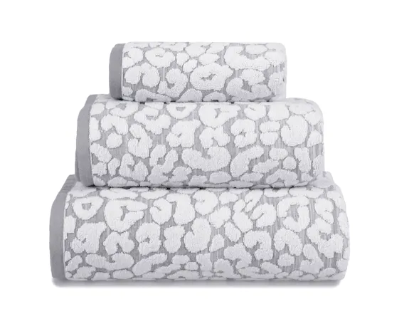 Allure Frottiertuch Leopard Grau