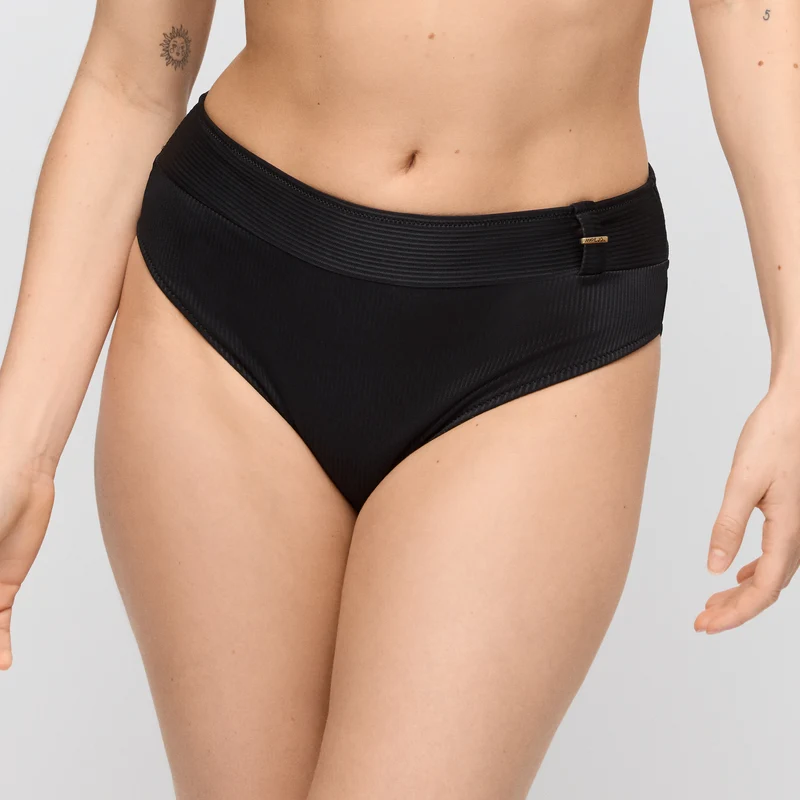 CASSIE schwarz Bikini Taillenslip