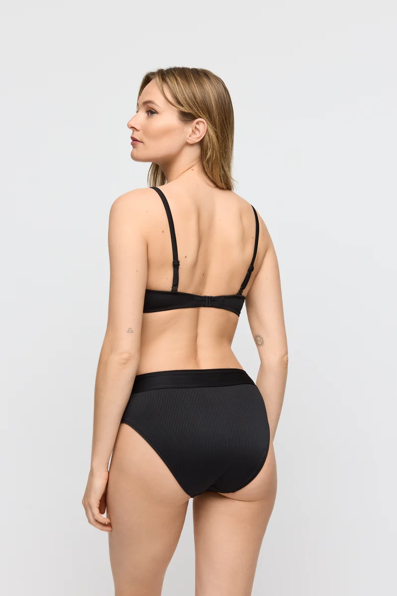 CASSIE schwarz Bikini Taillenslip