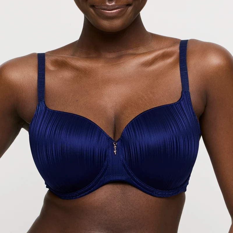 KNOKKE saphir blau Unterlegter BH Herzform