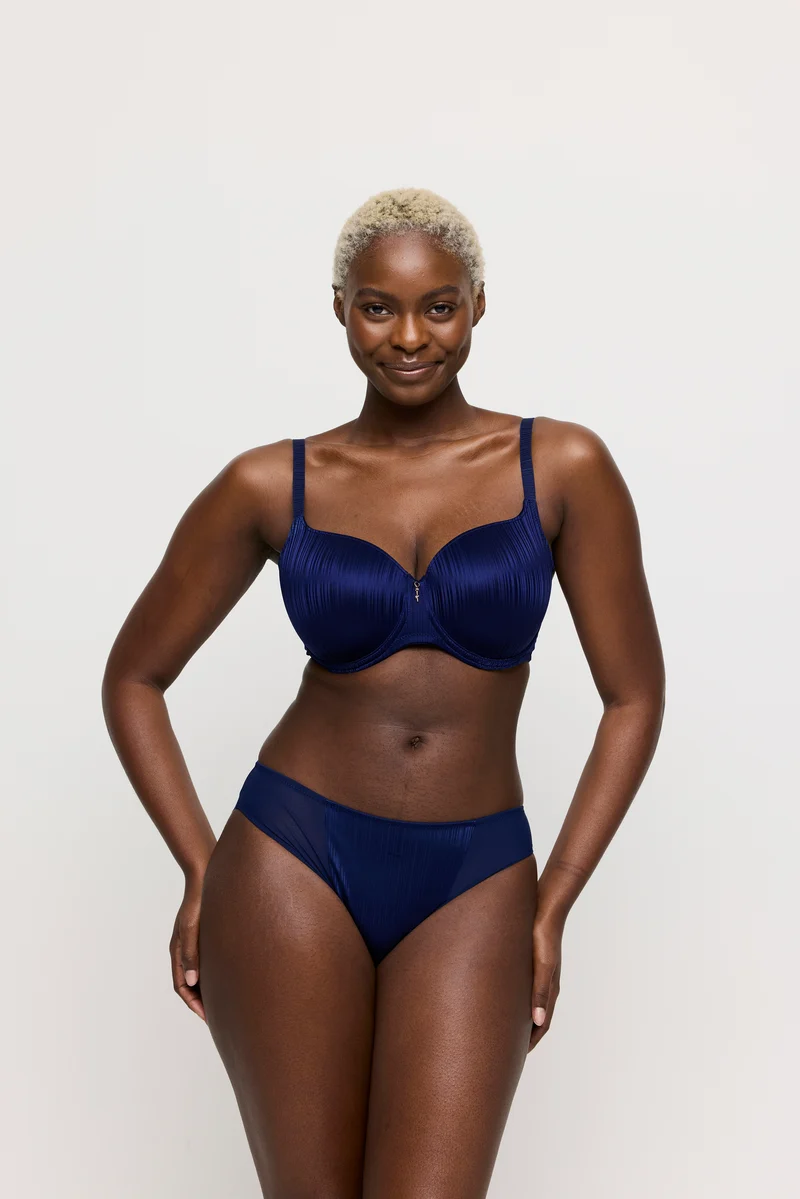KNOKKE saphir blau Unterlegter BH Herzform