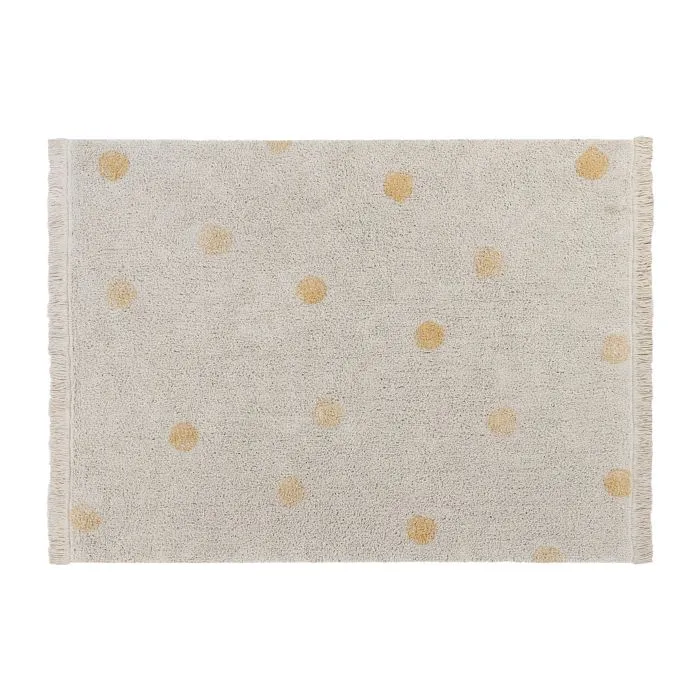Washable rug Hippy Dots Natural