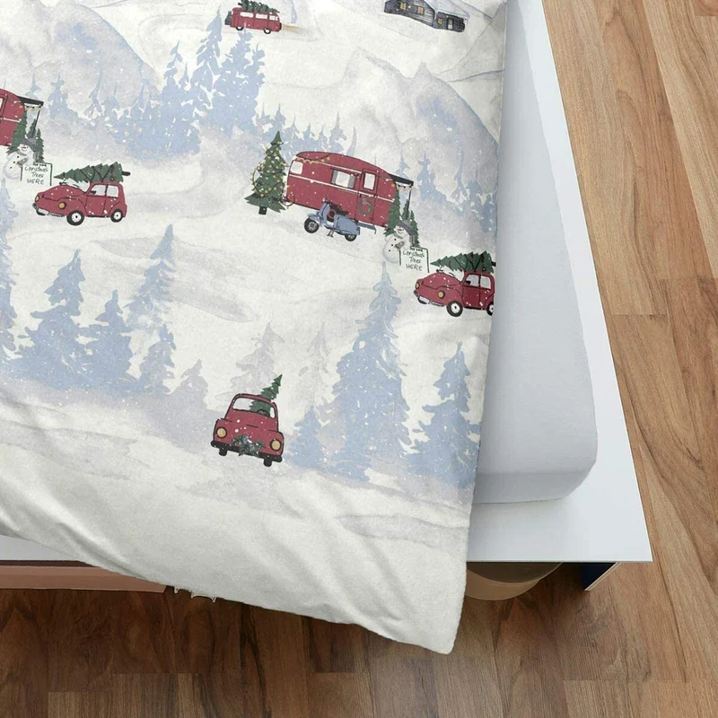 Dormisette Edelbiber Bettwäsche Weihnachtsbaum