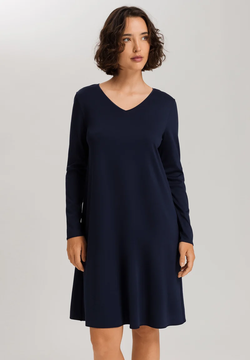 Cotton Silk L/SLV Nightdress 100cm