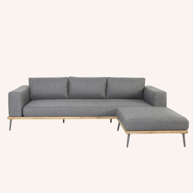 Zeo Living Ecklounge Skara Akazie