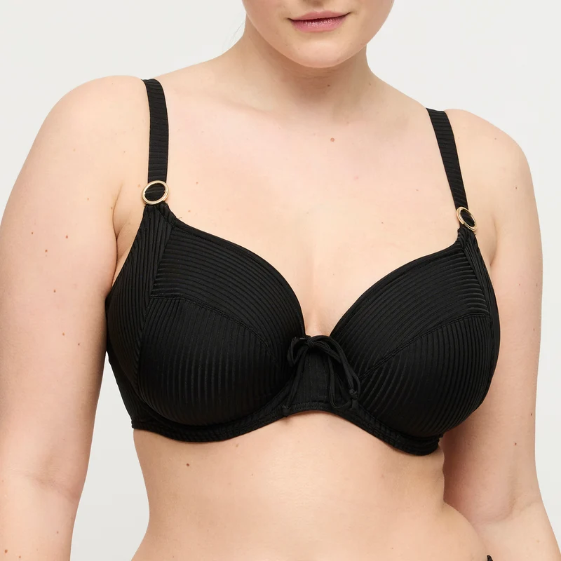 DELRAY schwarz Vollschalen Bikini-Top