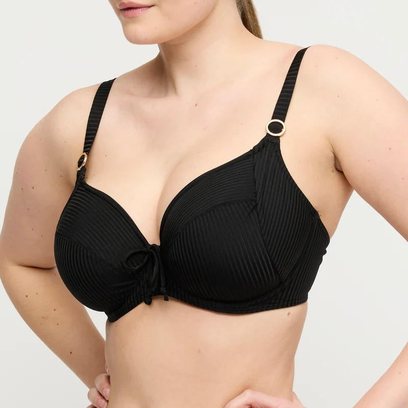 DELRAY schwarz Vollschalen Bikini-Top