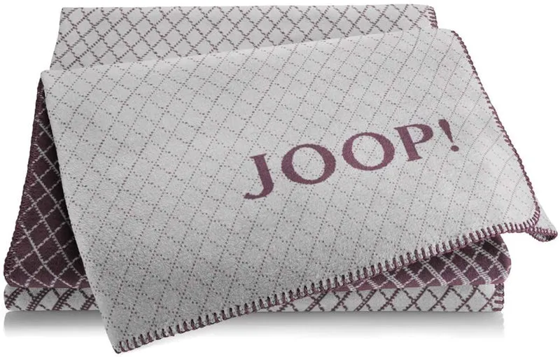 JOOP! Decke Diamond 150x200cm Bordeaux-Graphit