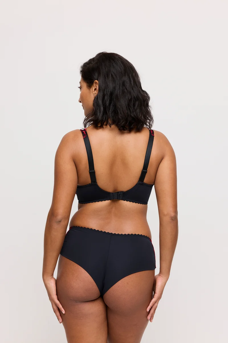 SPRINGDALE Black Rose Tiefdekolletierter BH
