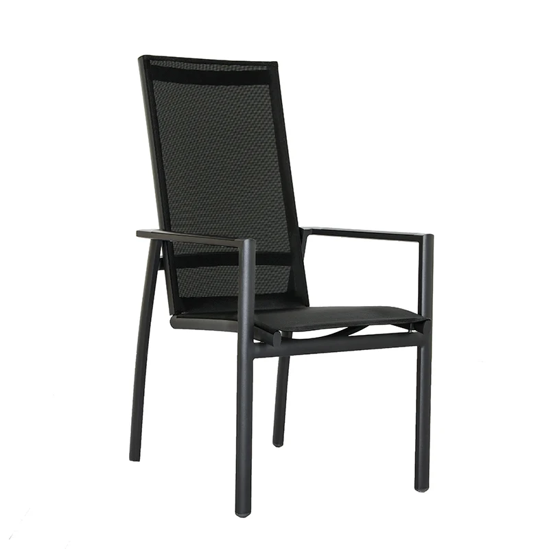 Zeo Living Stapelstuhl DL51 HL Aluminium verstellbar anth./black