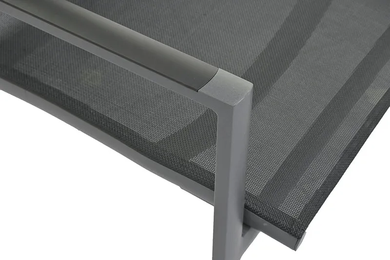 Zeo Living Stapelstuhl DL51 HL Aluminium verstellbar anth./black
