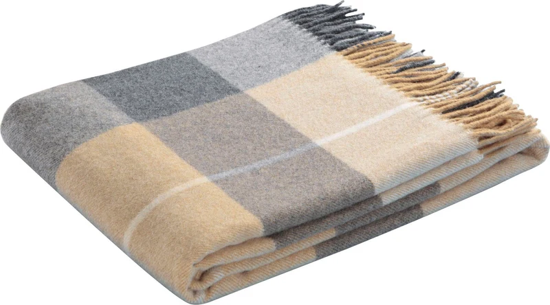 Biederlack Plaid Schurwolle Britta 130x170cm