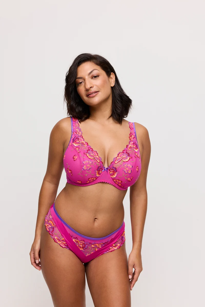 DEVDAHA VERY BERRY halb unterlegter BH tiefdek.