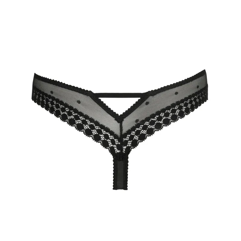 ANNAELLE schwarz String