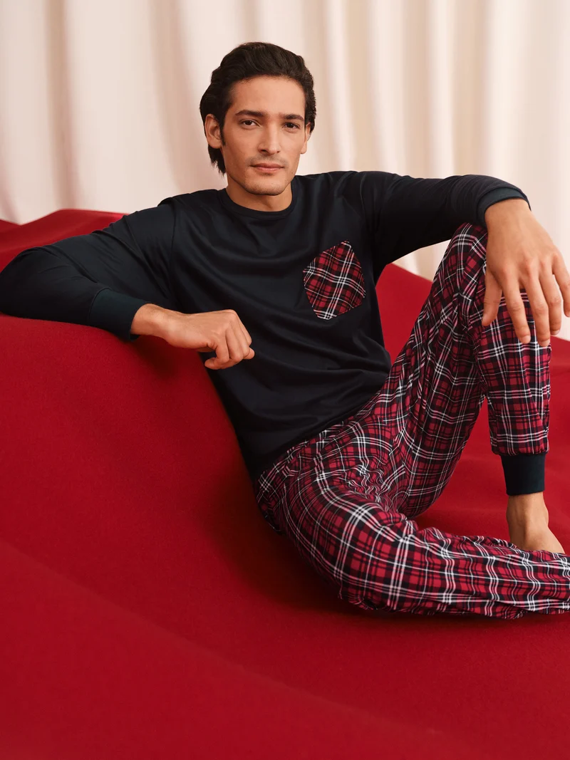 MEN Pyjamas with cuff Family & Friends