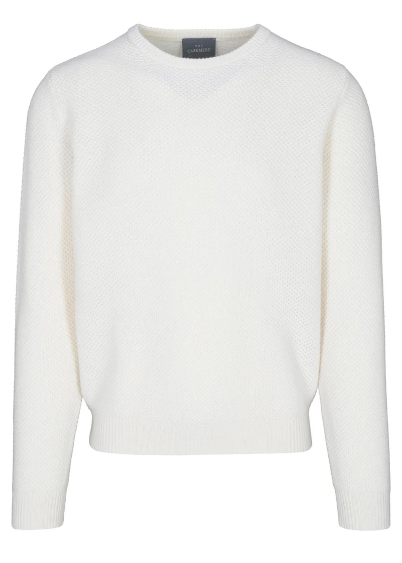 Pullover Strukturmuster, uni