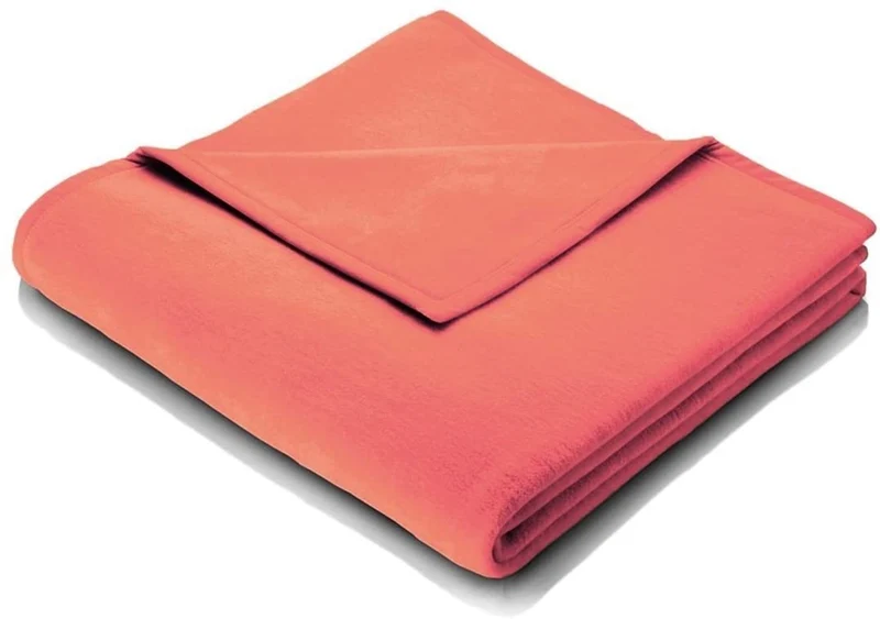 Biederlack Decke Color Cotton 150x200cm koralle