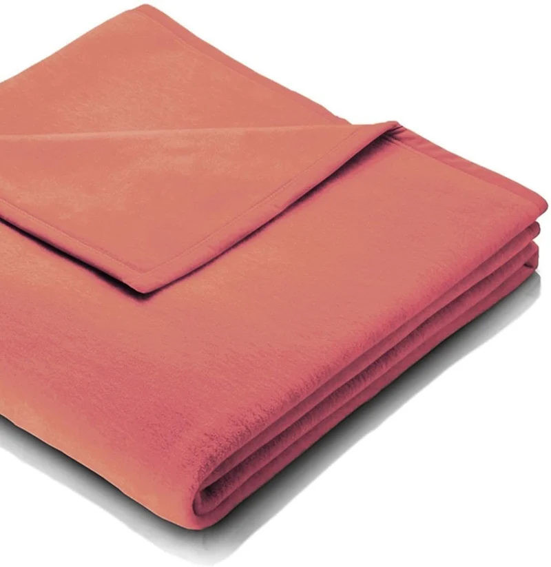 Biederlack Decke Color Cotton 150x200cm koralle