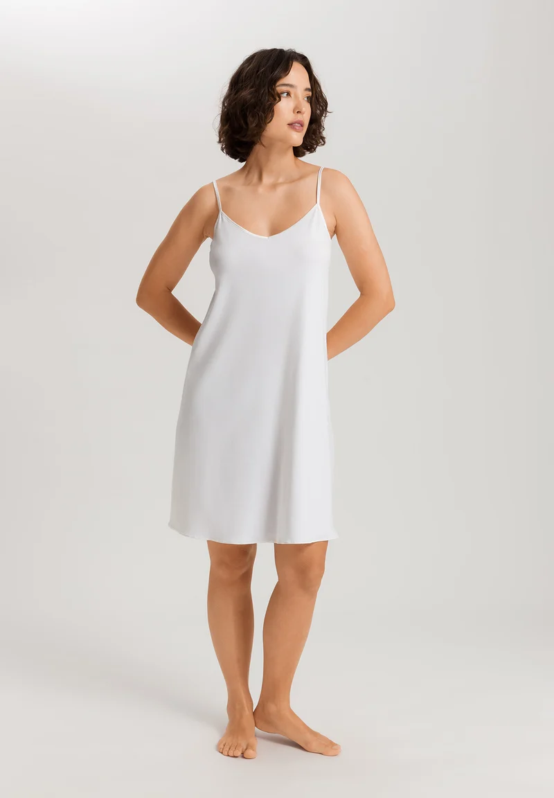 Cotton Silk Spaghetti Dress 95cm