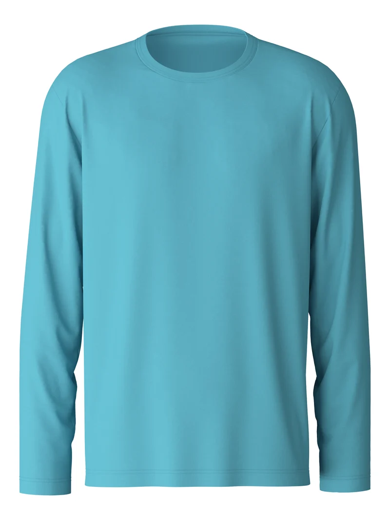 HERREN Shirt langarm, bright blue
