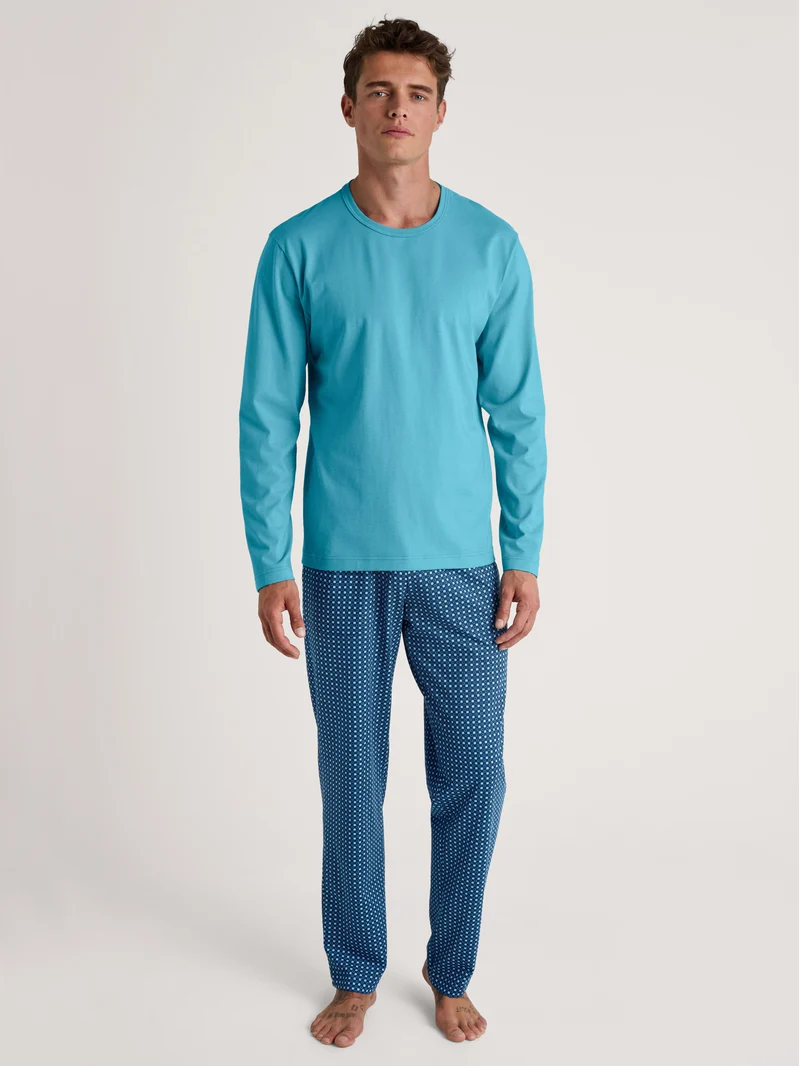 HERREN Shirt langarm, bright blue