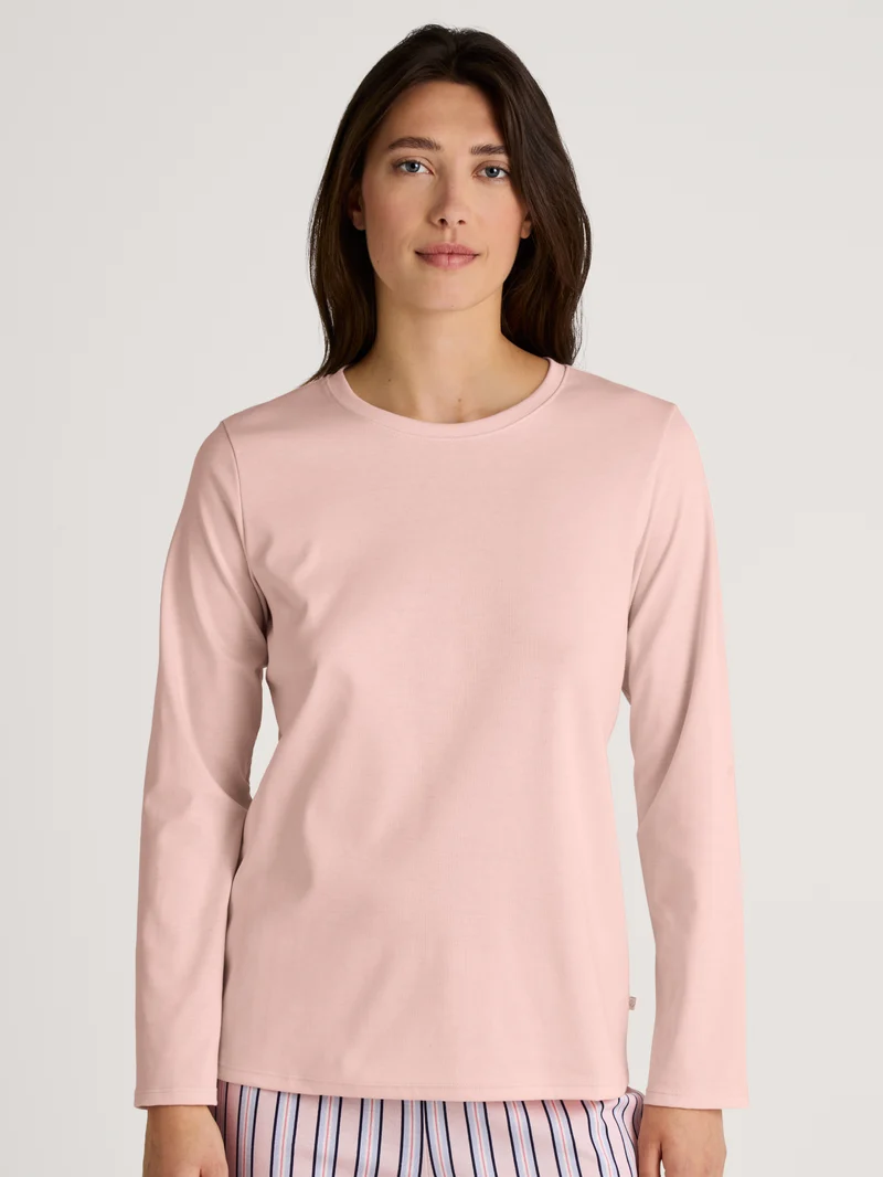 DAMEN Shirt langarm, pearl blush