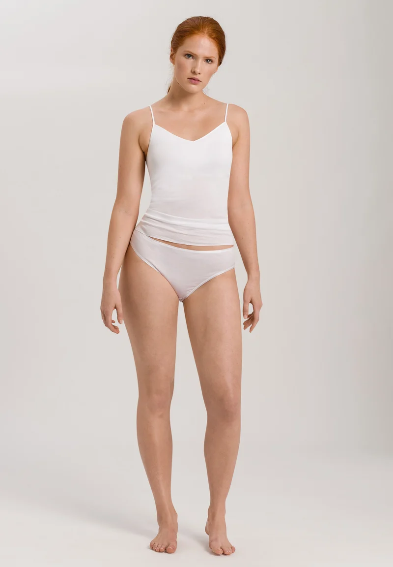 Cotton Seamless Spaghetti Top Padded