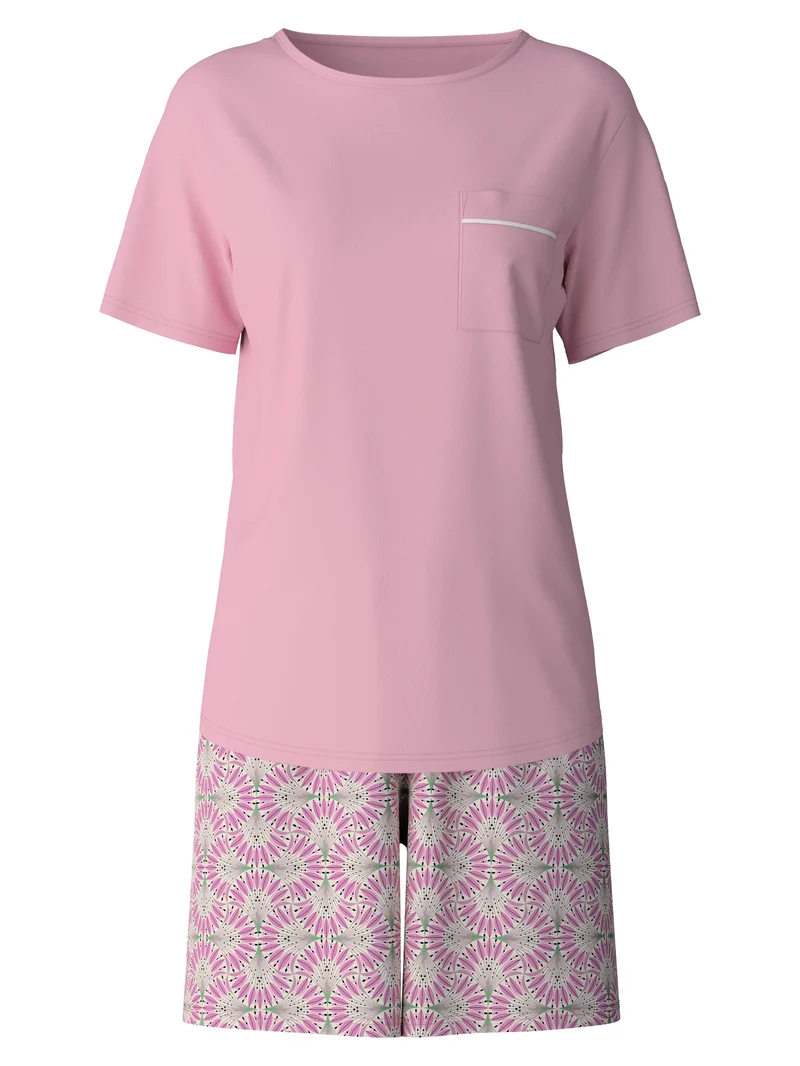 DAMEN Pyjama kurz, cherry blossom