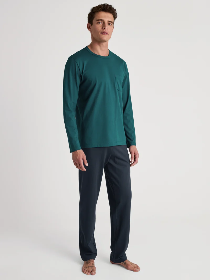HERREN Pyjama, legion blue