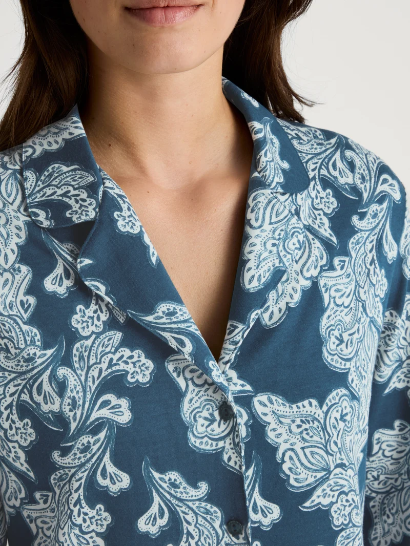 DAMEN Shirt langarm, deep dive petrol