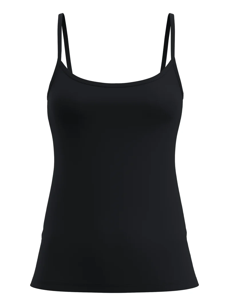 DAMEN Spaghetti-Top, schwarz