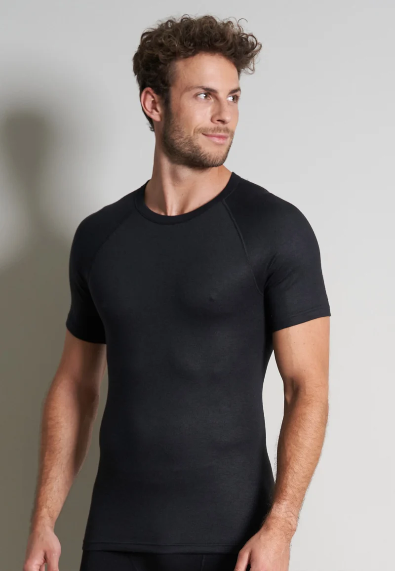 CECEBA Herren Shirt, O-Neck, 1/2-Sl.