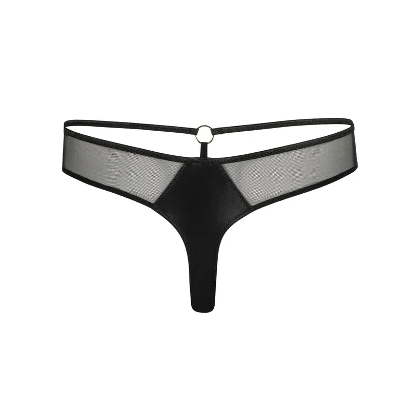 ZIPOLITE schwarz String