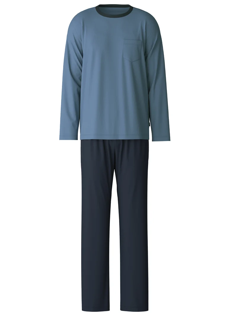 HERREN Pyjama, coronet blue
